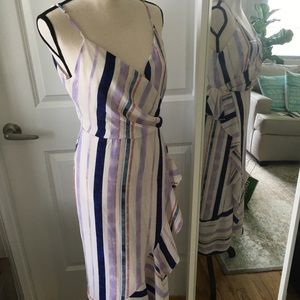 Buffalo D.B. Pastel stripy maxi dress